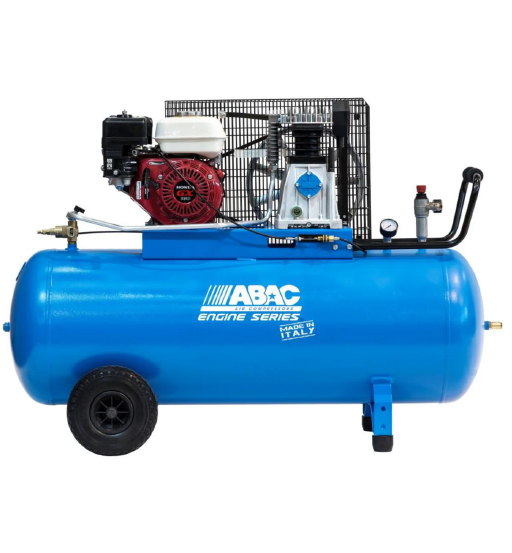 Air Compressor 100ltr Petrol Driven 5hp 10bar 1080RPM 400l/Min – Abac
