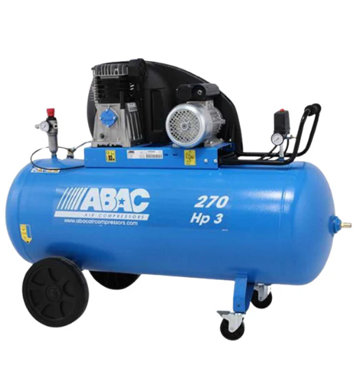 Air Compressor 270ltr 3hp 1ph 9bar 393l/Min – Abac