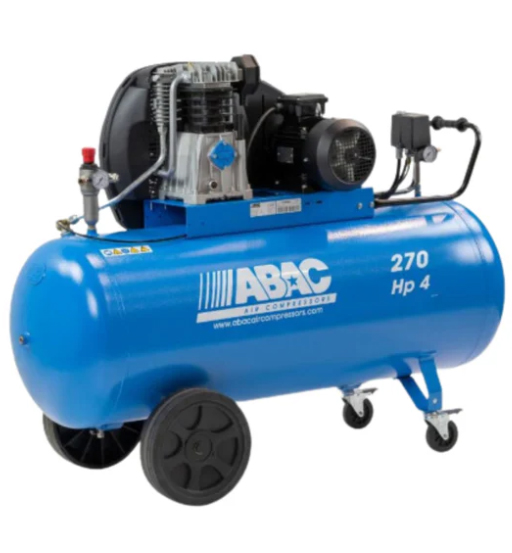 Air Compressor 270ltr 4hp 3ph 9bar 486l/Min – Abac