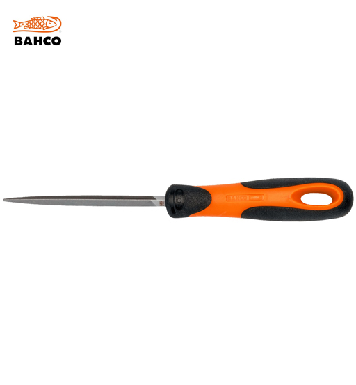 Bahco Three Square File Bastard Cut 200MM