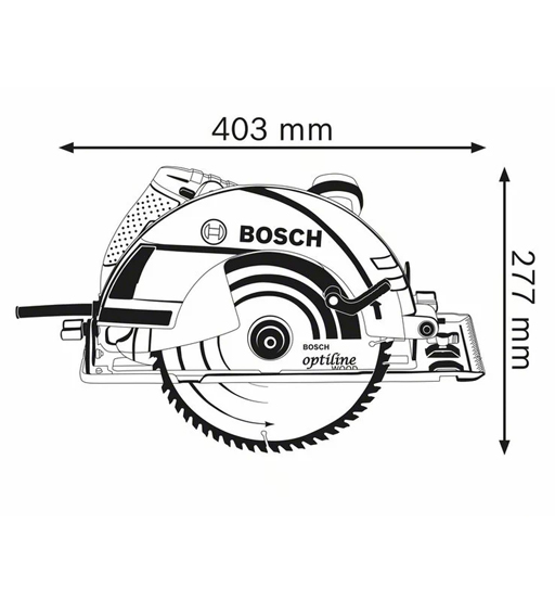 Bosch Gks 9 Professional Hand – Held Circular Saw – view 2