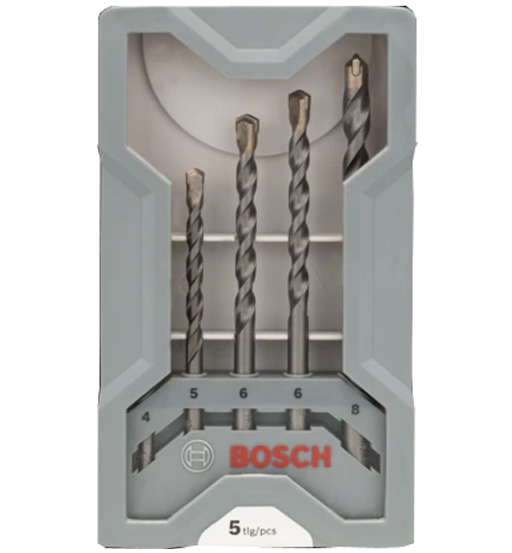 Bosch Masonry Drill Bit Set (4 – 8)
