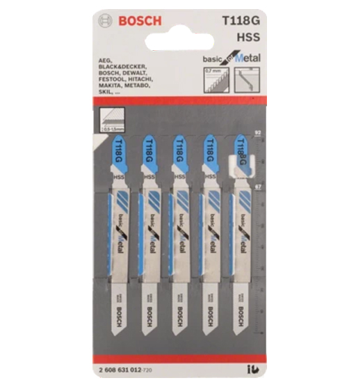 Bosch T 118 G Basic For Metal Jigsaw Blade – view 2