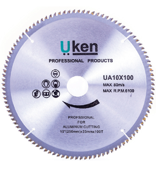 Circular Saw Blade 7" (180) X 30 X 48t Aluminium Uken