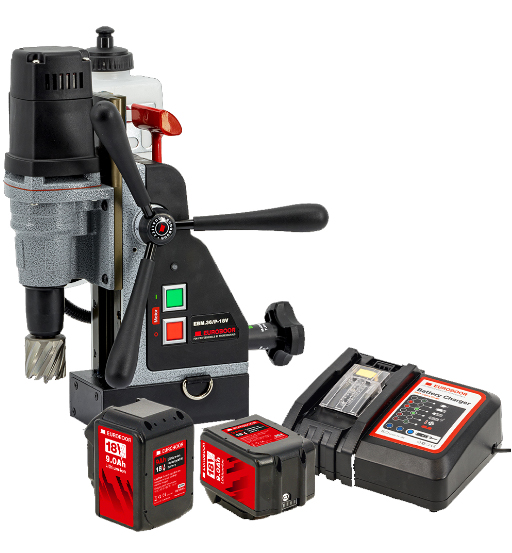 Cordless Magnetic Drilling Machine 36MM – 1 7/16" 50 – 60 Hz Brushless Motor – Euroboor