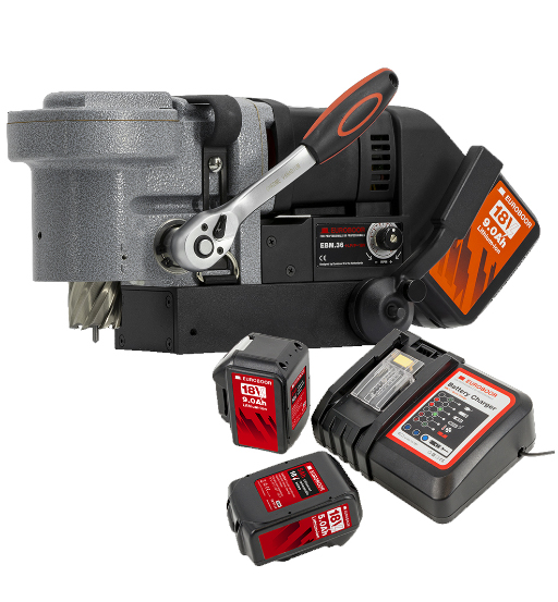 Cordless Magnetic Drilling Machine 36MM / 1 7/16" – Euroboor