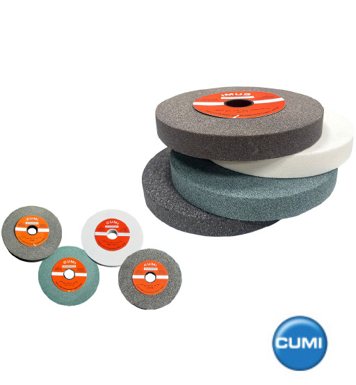 Cumi Carborandum Grinding Wheel 200 X 25 X 31.75 Aa46/54 K5 V8 White
