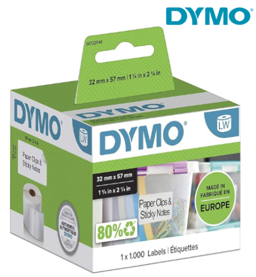 Dymo Multipurpose Label 57MM X32MM