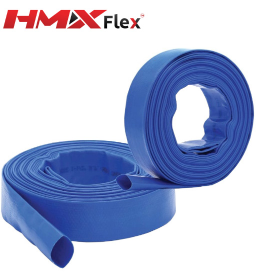 Flat Hose 3" (Blue Colour) X 100 Mtr Hmx Flex