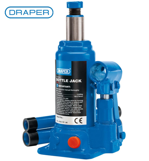 Hydraulic Bottle Jack 32 Ton Draper