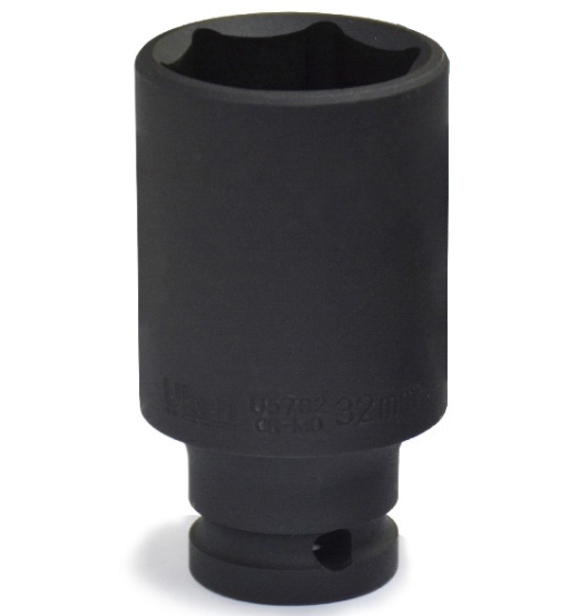 Impact Socket 1/2" Dr 6pt Deep