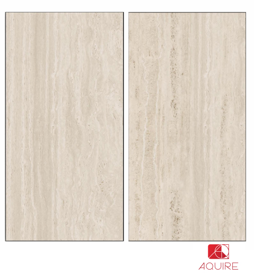 Porcelain Tile 600x1200x9MM Travertino Romano Antique Matt – Aquire