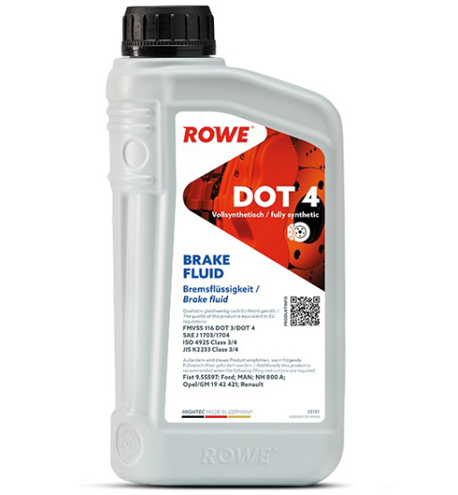 Rowe Hightec Brake Fluid Dot 4 (1 Ltr)