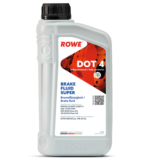Rowe Hightec Brake Fluid Super Dot 4 (1 Ltr)
