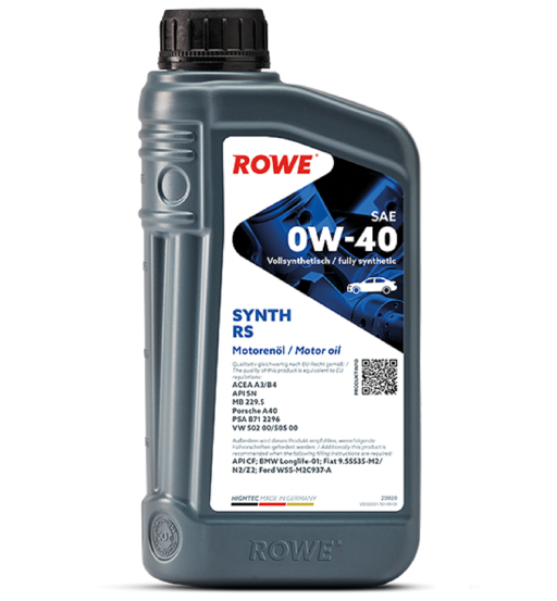 Rowe Hightec Synth Rs Sae 0W – 40 (1 Ltr)