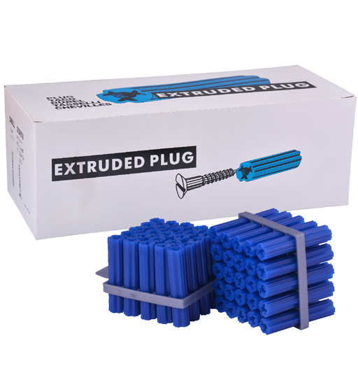 Safeplus Extruded Plug Blue 8x25MM