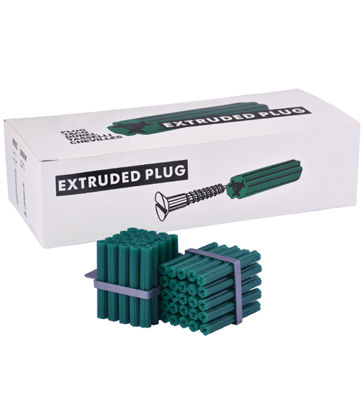 Safeplus Extruded Plug Green 7x50MM