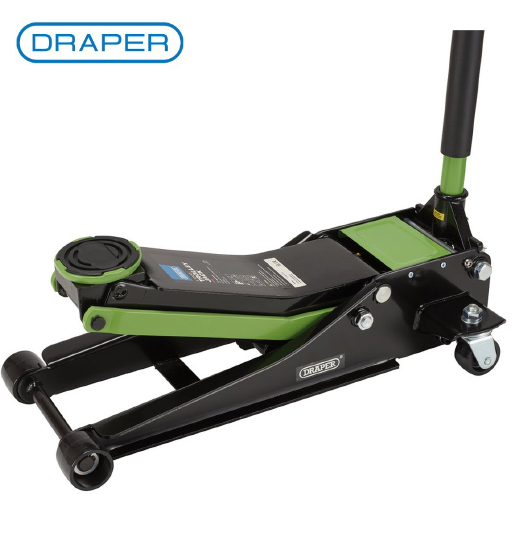 Trolley Jack 3 Ton Green – Draper
