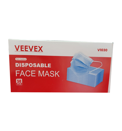Veevex Face Mask 3 Layer 50pcs/Pkt – view 2